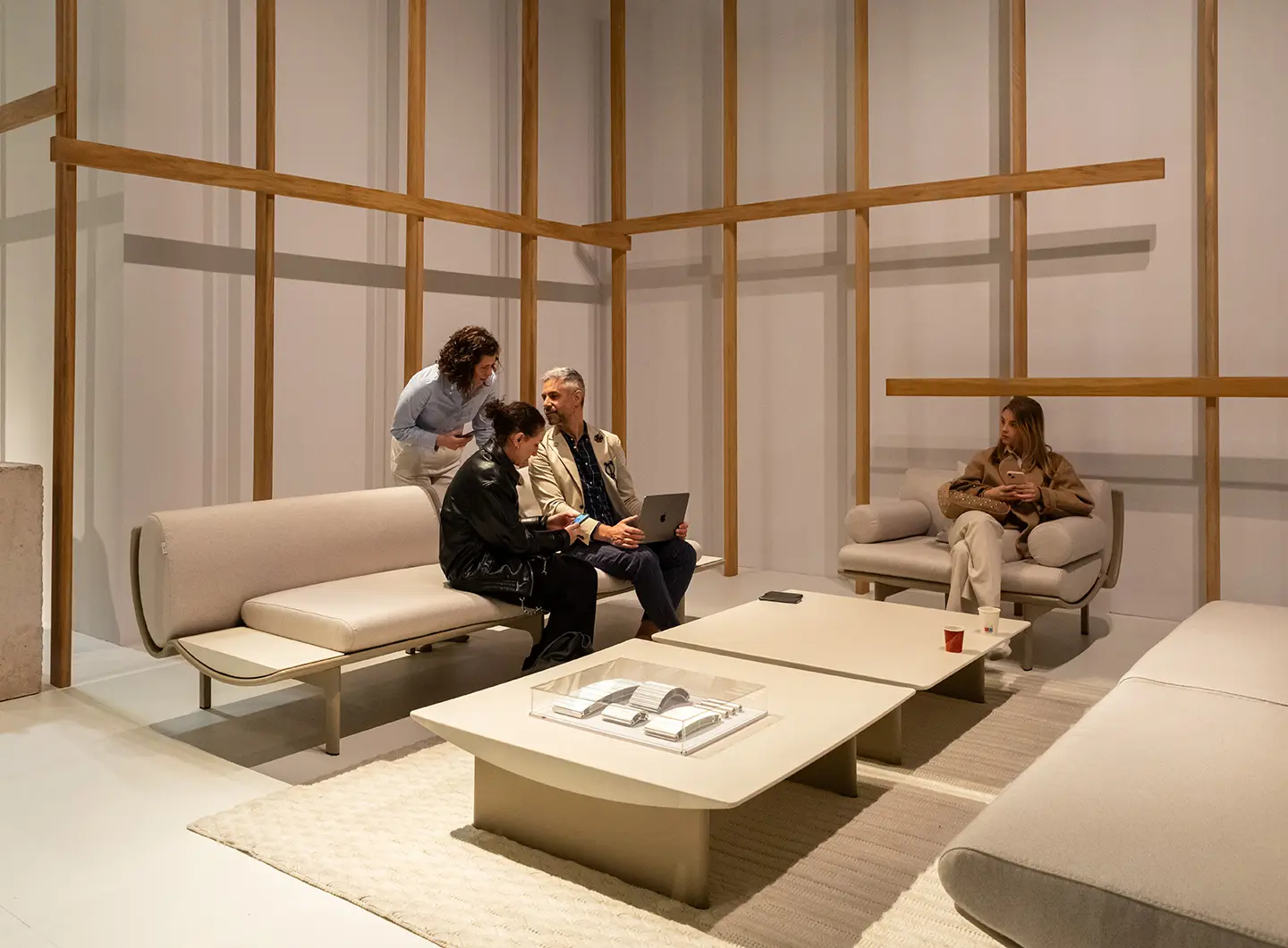 veduta stand GandiaBlasco al Salone del Mobile.MIlano 2025