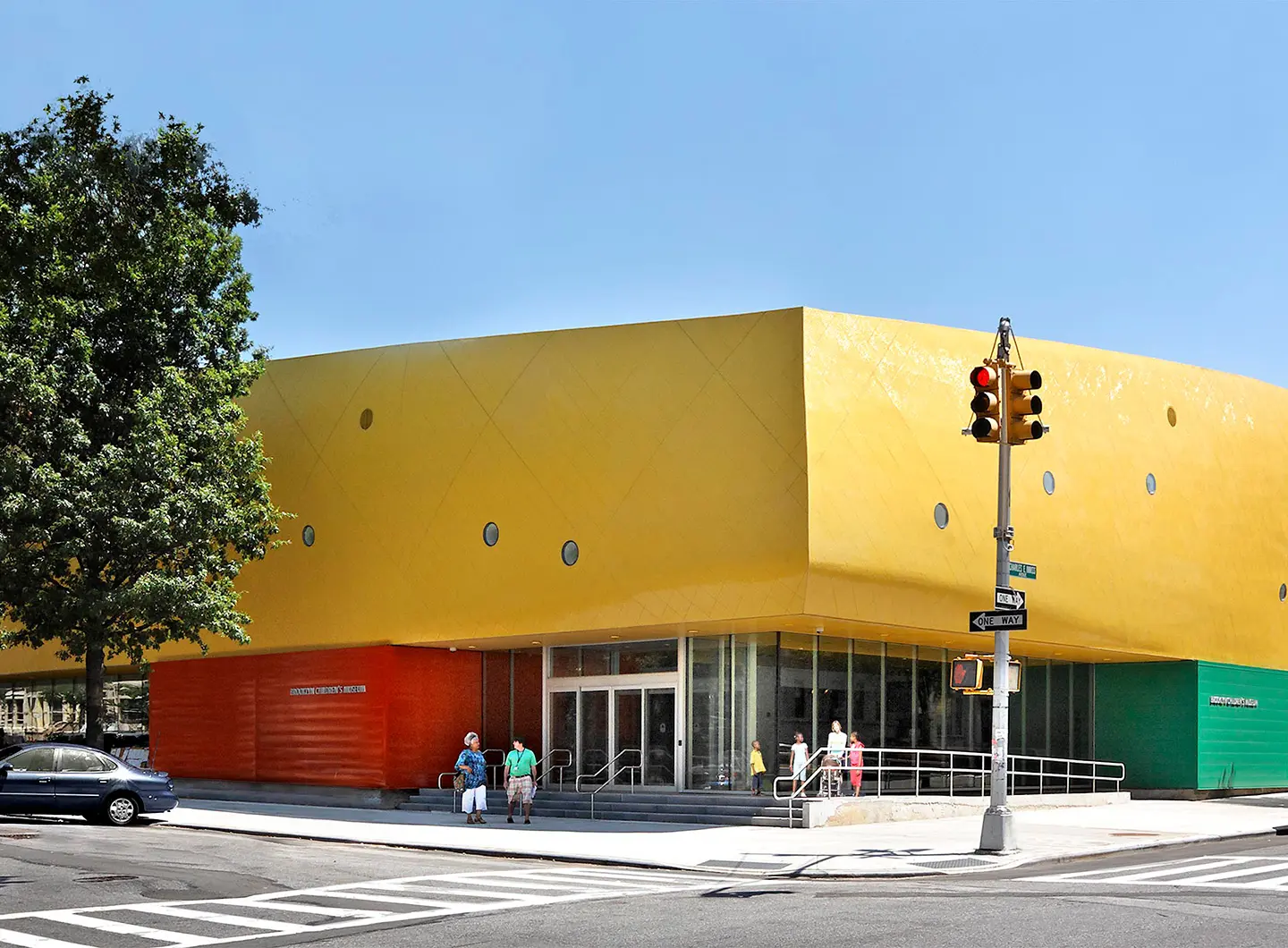 Veduta esterna del Brooklyn Children’S Museum a New York