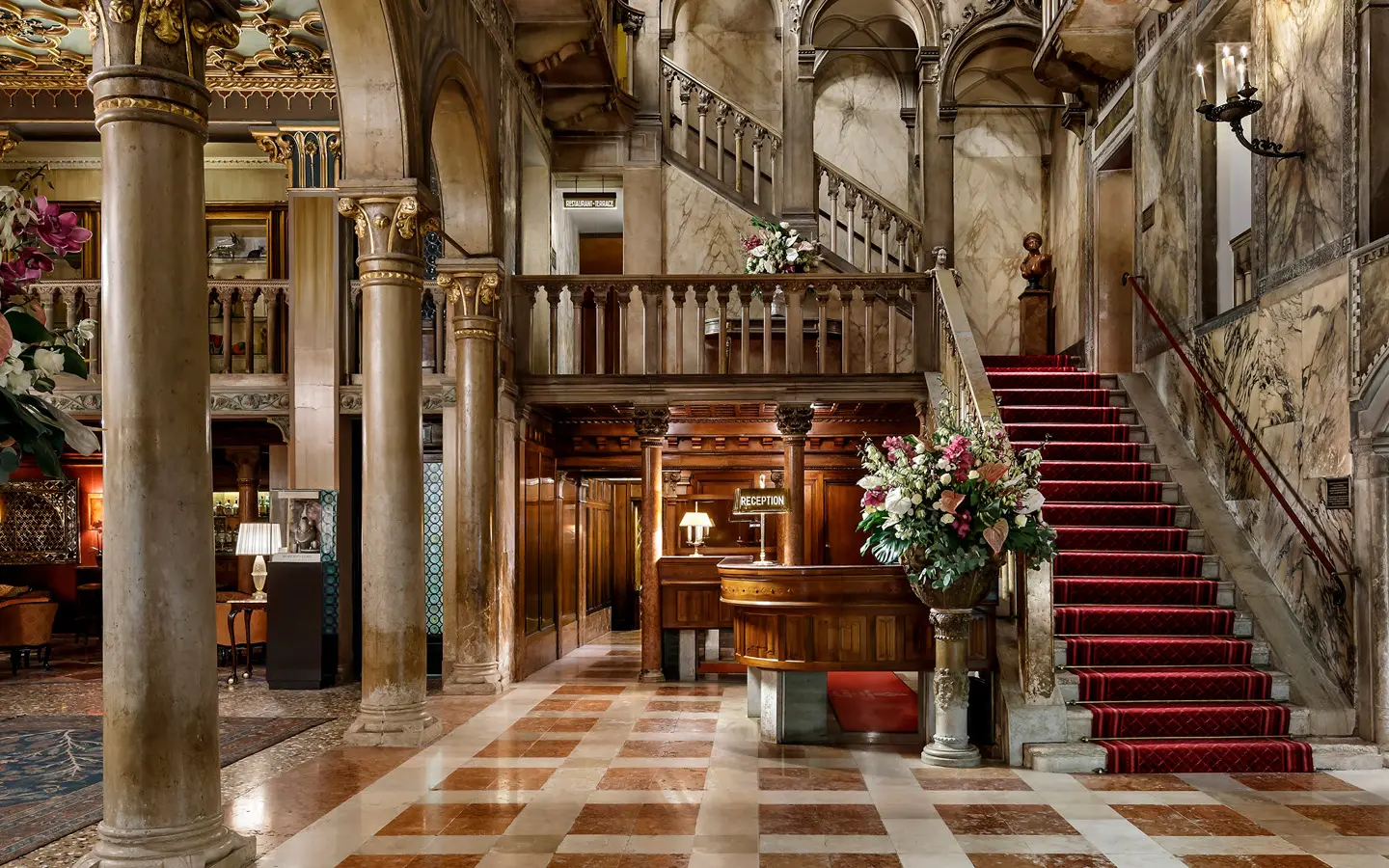 Veduta reception, Hotel Danieli, Venezia