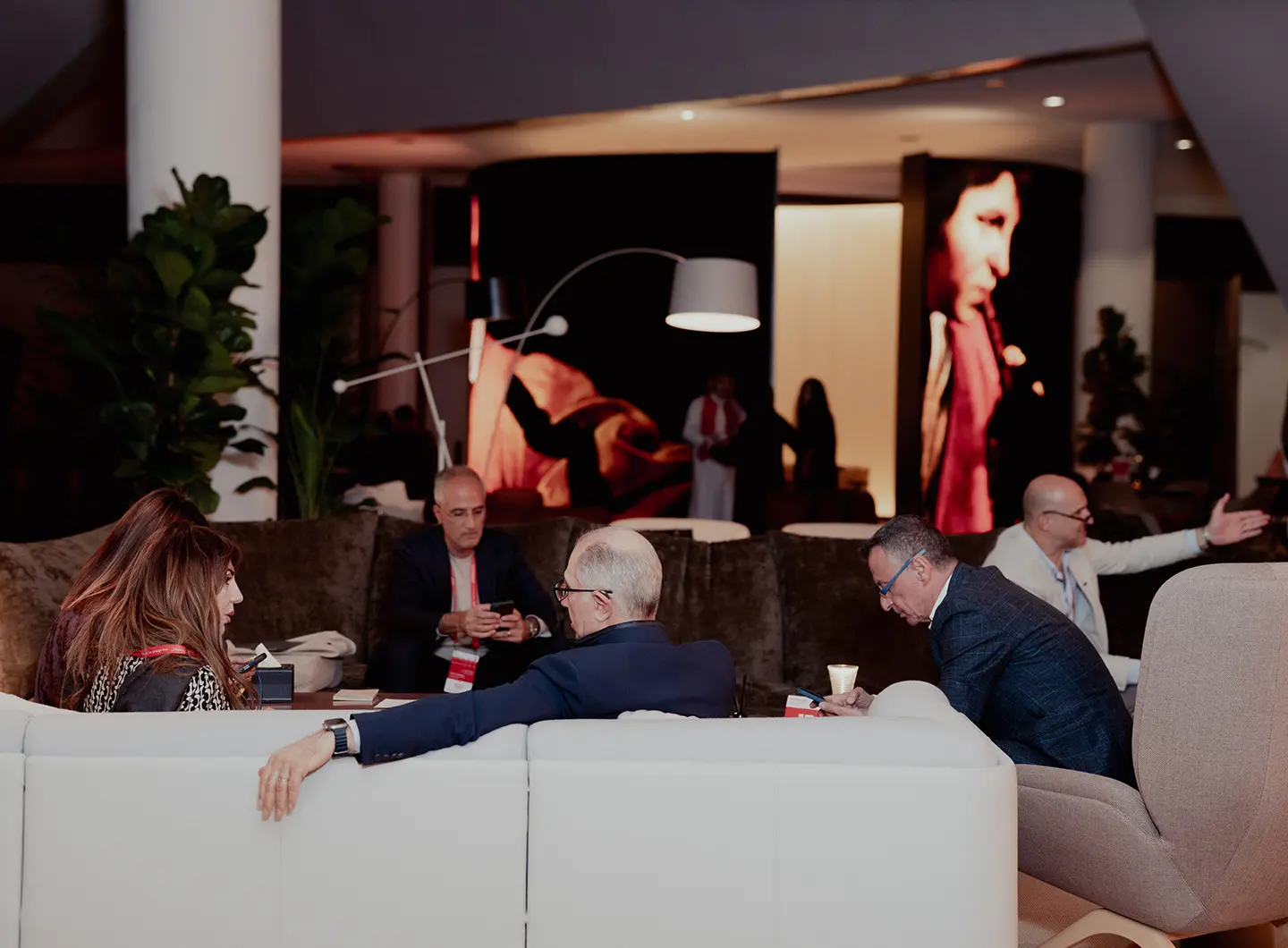 Business lounge, by Piero Lissoni