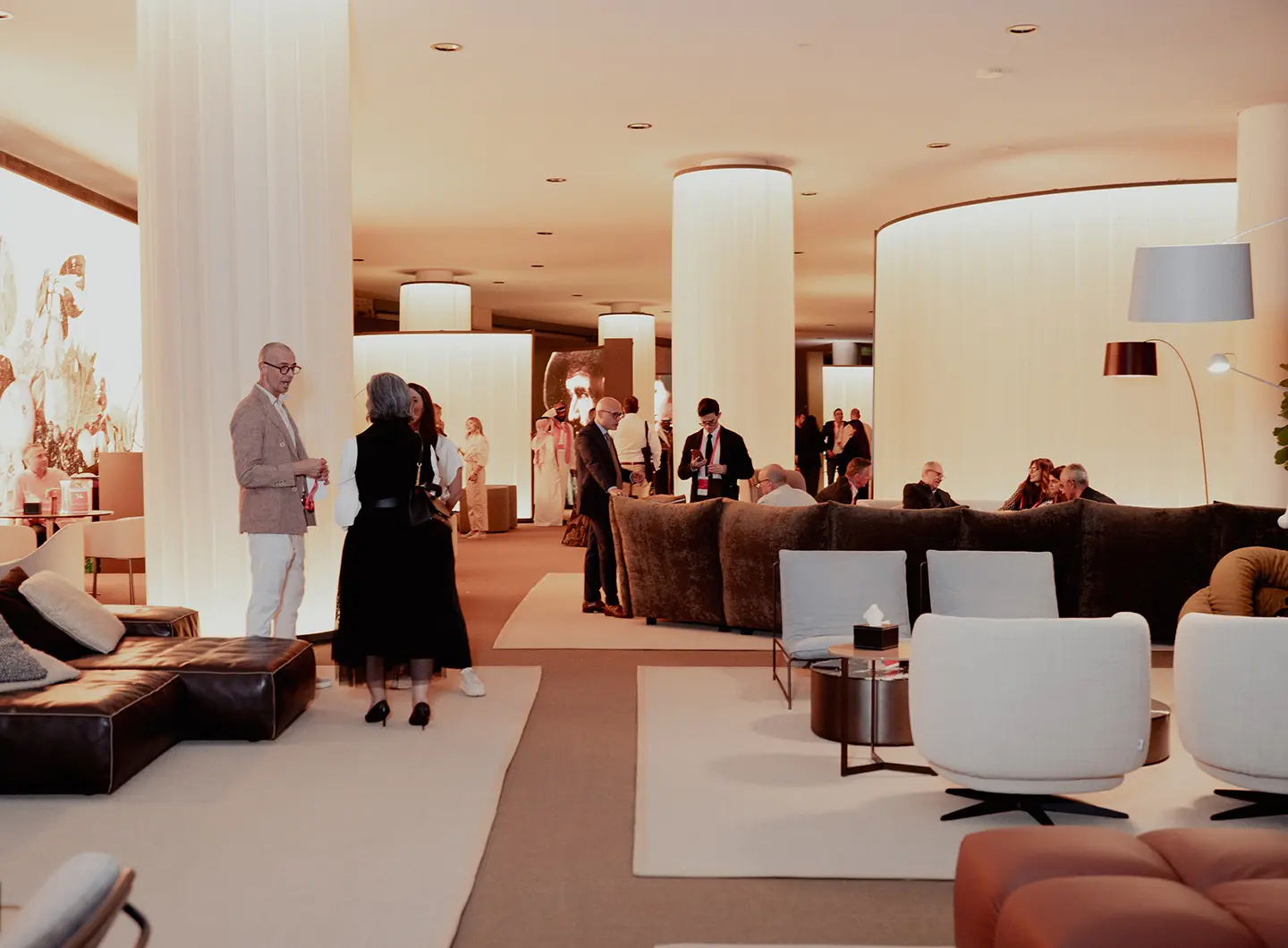 Business lounge, by Piero Lissoni