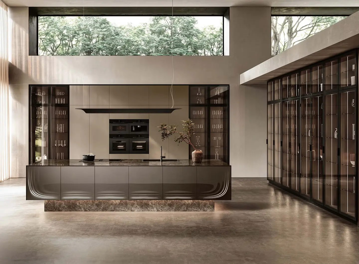 Isola Onda di Febal Casa, design studio Zaha Hadid Architects
