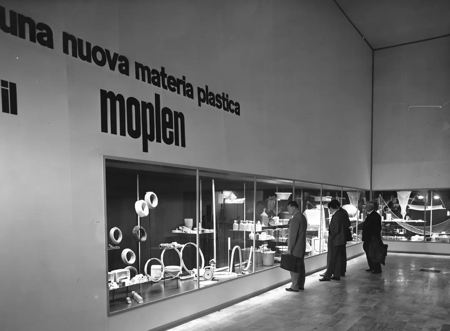 Moplen, Milan International Trade Fair 1957