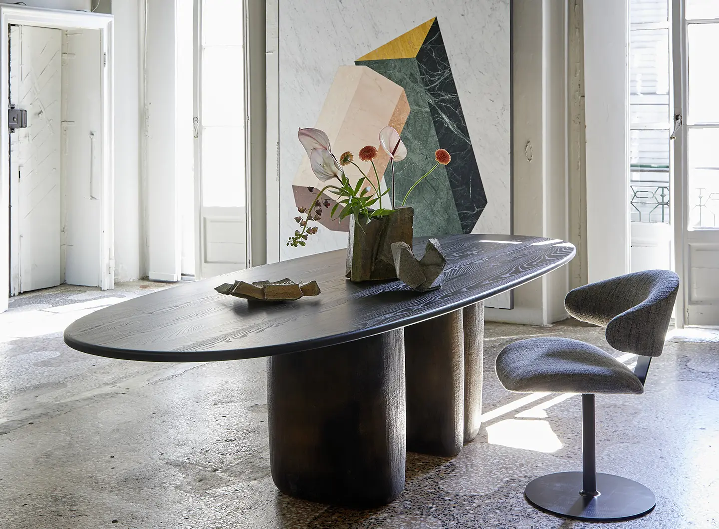 Jaku table, Luz chair, more, design Peter Fehrentz 2026