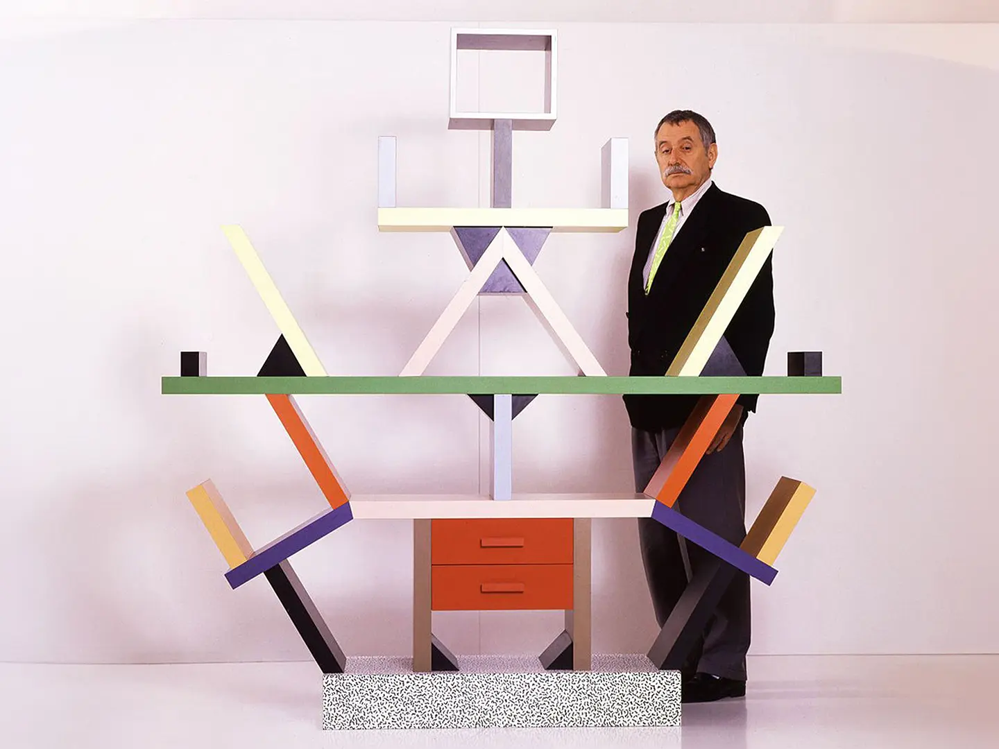 Libreria Carlton, Memphis, design Ettore Sottsass, Courtesy of Memphis