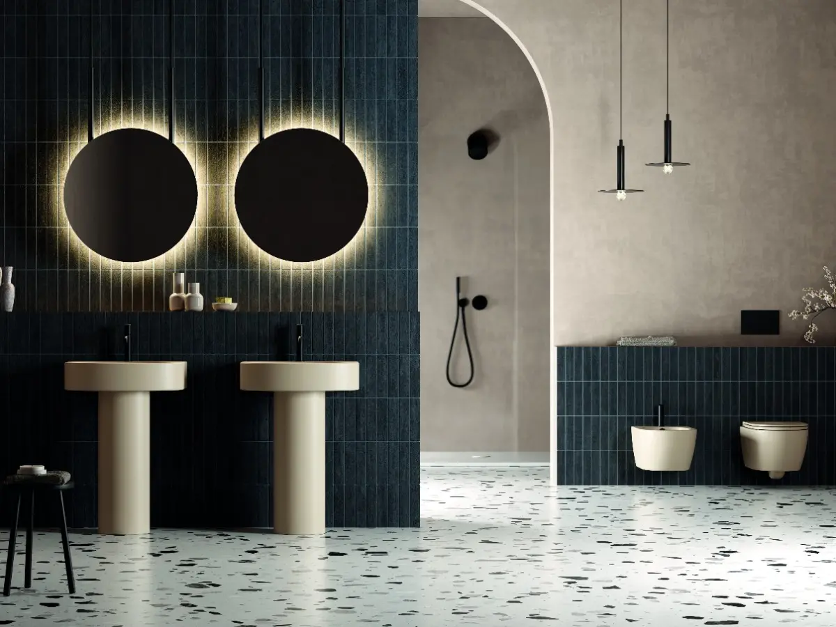 Sanitari Like a terra nero satinato