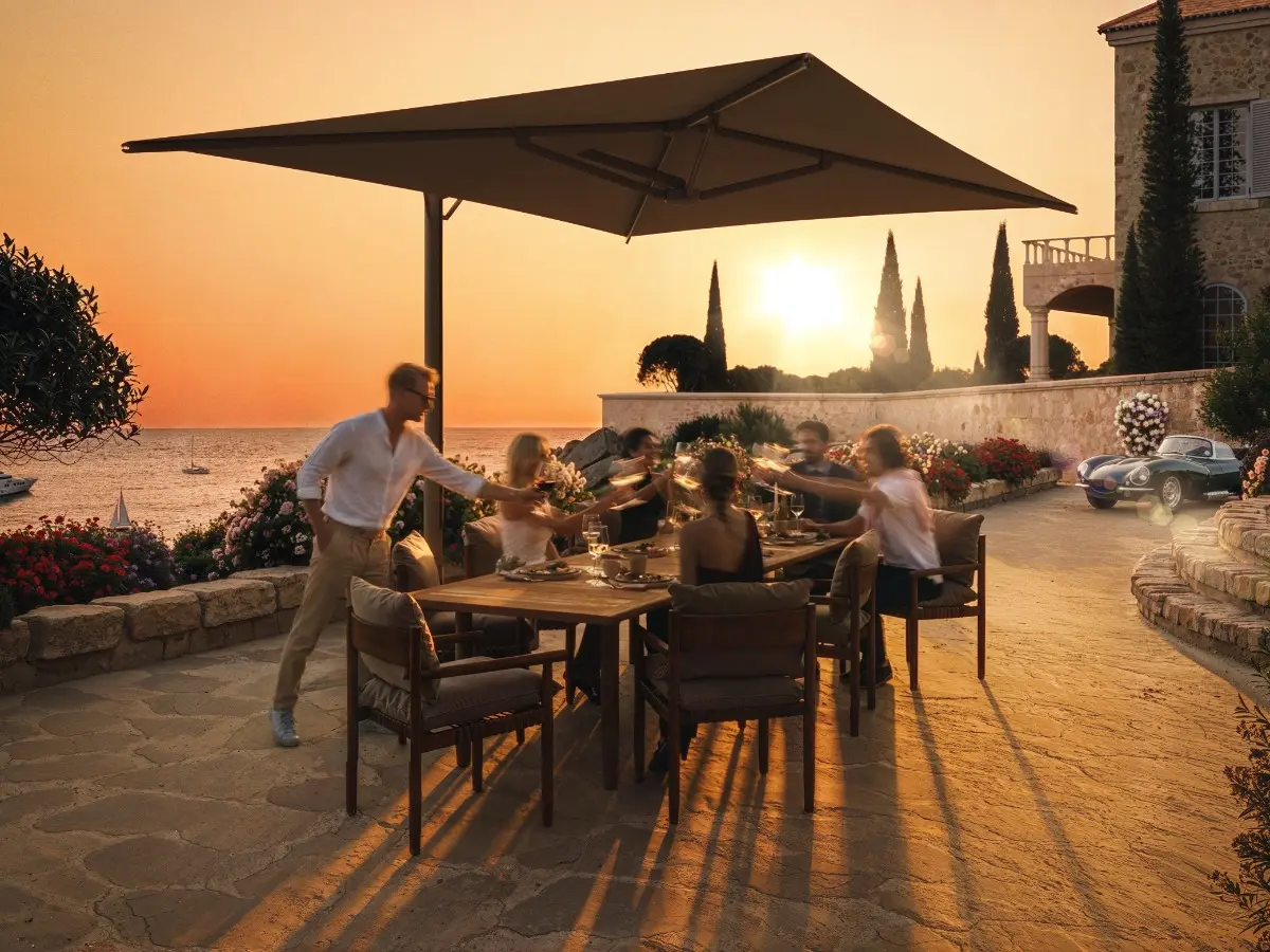 Aurelis cantilever umbrella