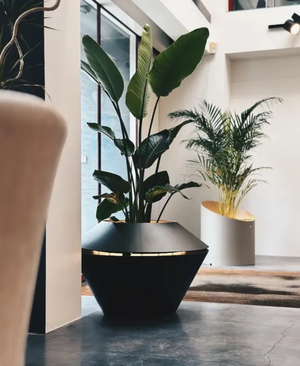 Architectural Planters with integrated LED lighting