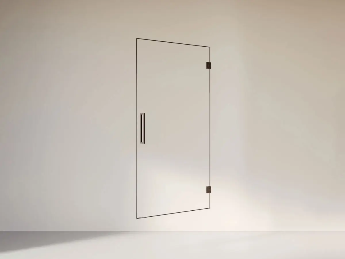 Vismaravetro - box doccia battente su misura - Serie F.Line