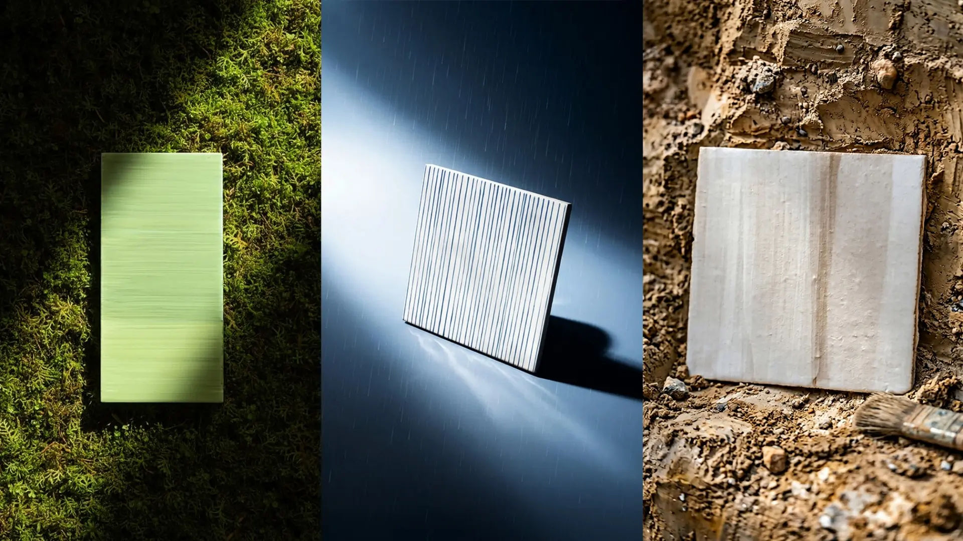 Three Elements, One Matter. Rain, Mist, Earth design by Kengo Kuma per Francesco De Maio