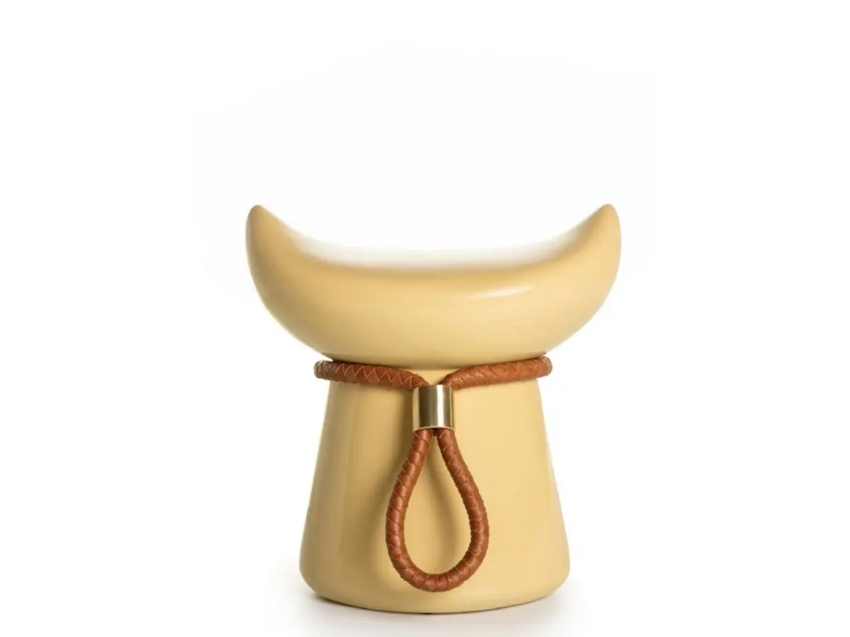  The centerpiece of the exhibition, Rino exists at the intersection of furniture and sculpture.