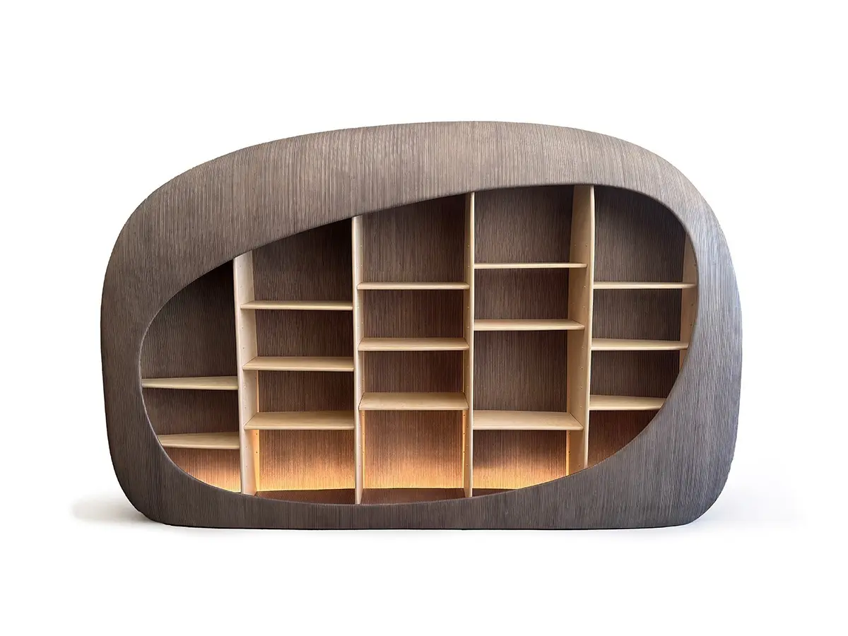 Woodstone Bookshelf, ikigai tables