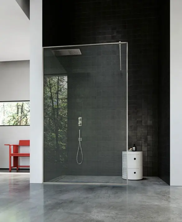 Vismaravetro - box doccia walk-in intelaiato - Frame