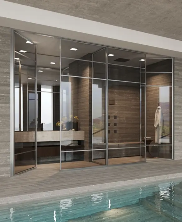 DOMINO - parete bagno che diventa progetto - Vismaravetro