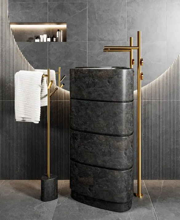 Memento lavabo in pietra pece