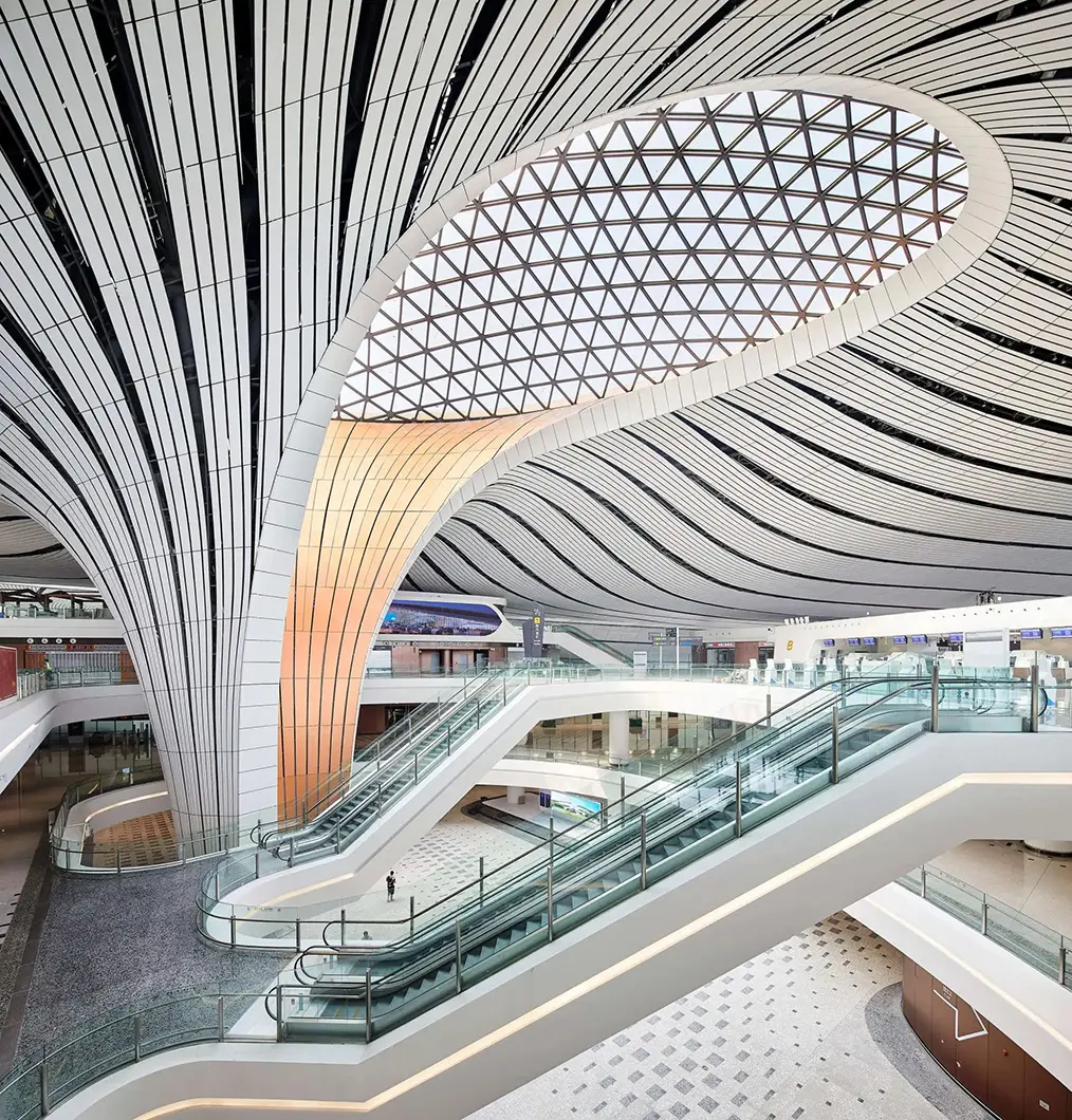 Zaha Hadid Architects, aeroporto internazionale di Pechino-Daxing, 2019