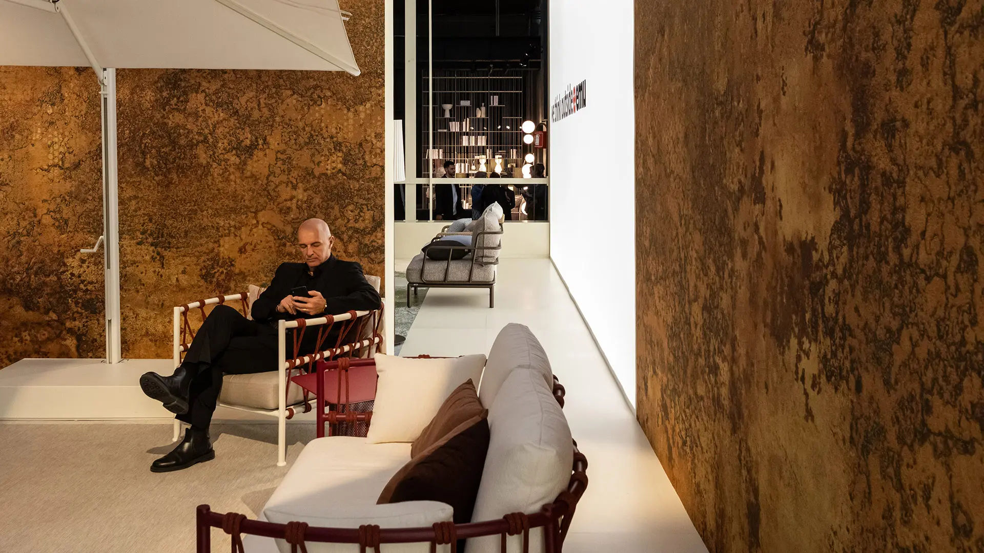 veduta stand Emu al Salone del Mobile.MIlano 2025