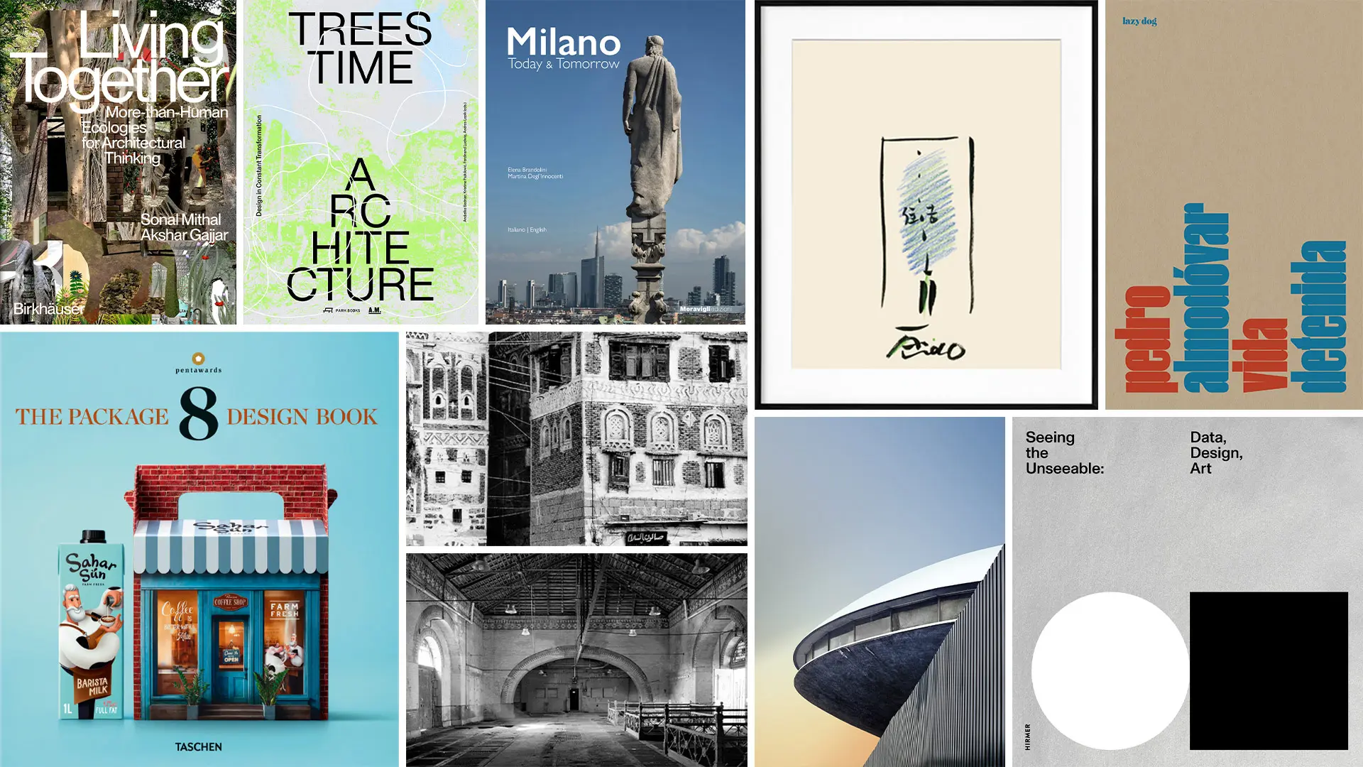 Composizione di immagini libri selezionati