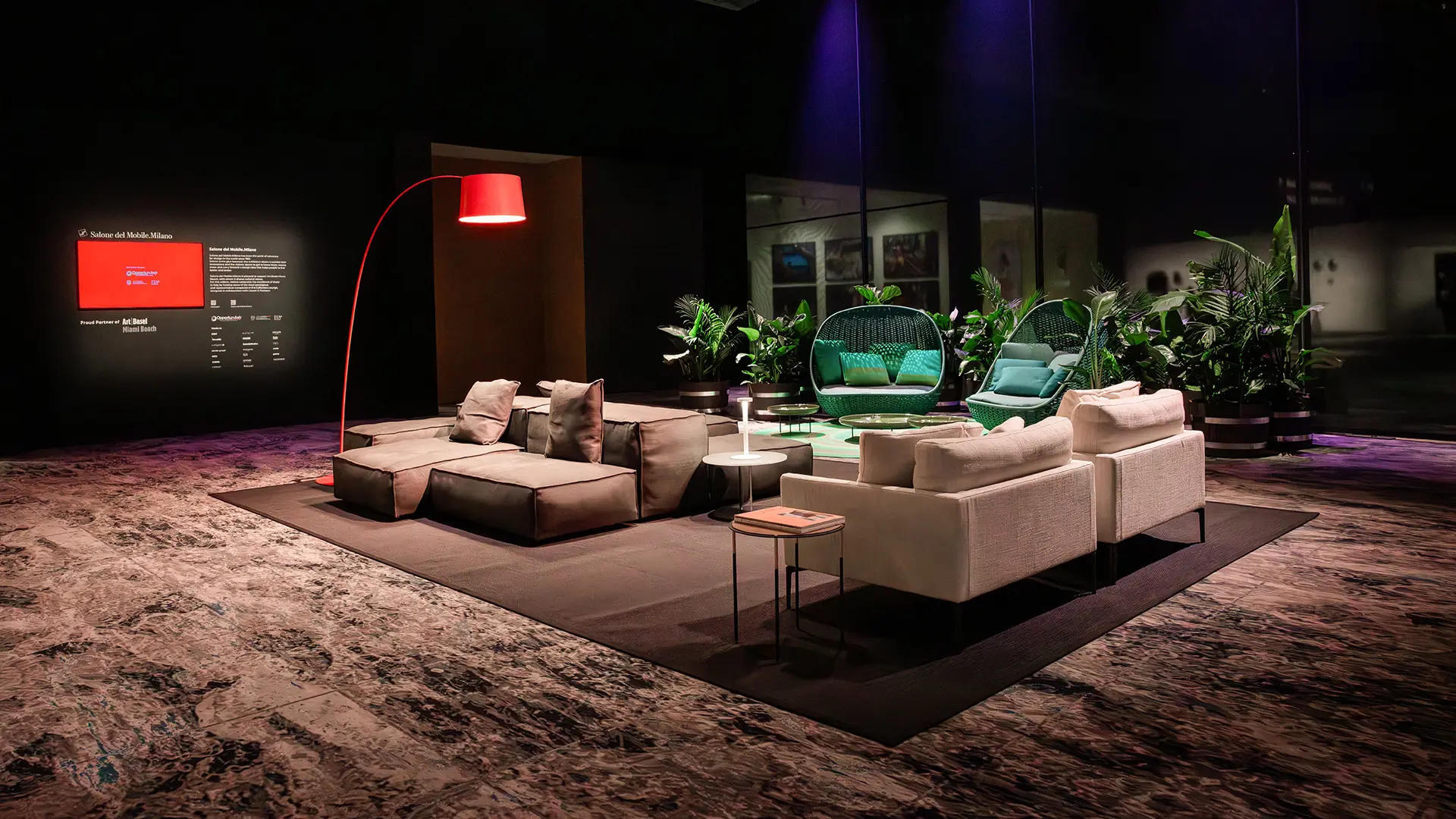Collectors Lounge, Lissoni & Partners, Art Basel Miami Beach 2025, Salone del Mobile.Milano