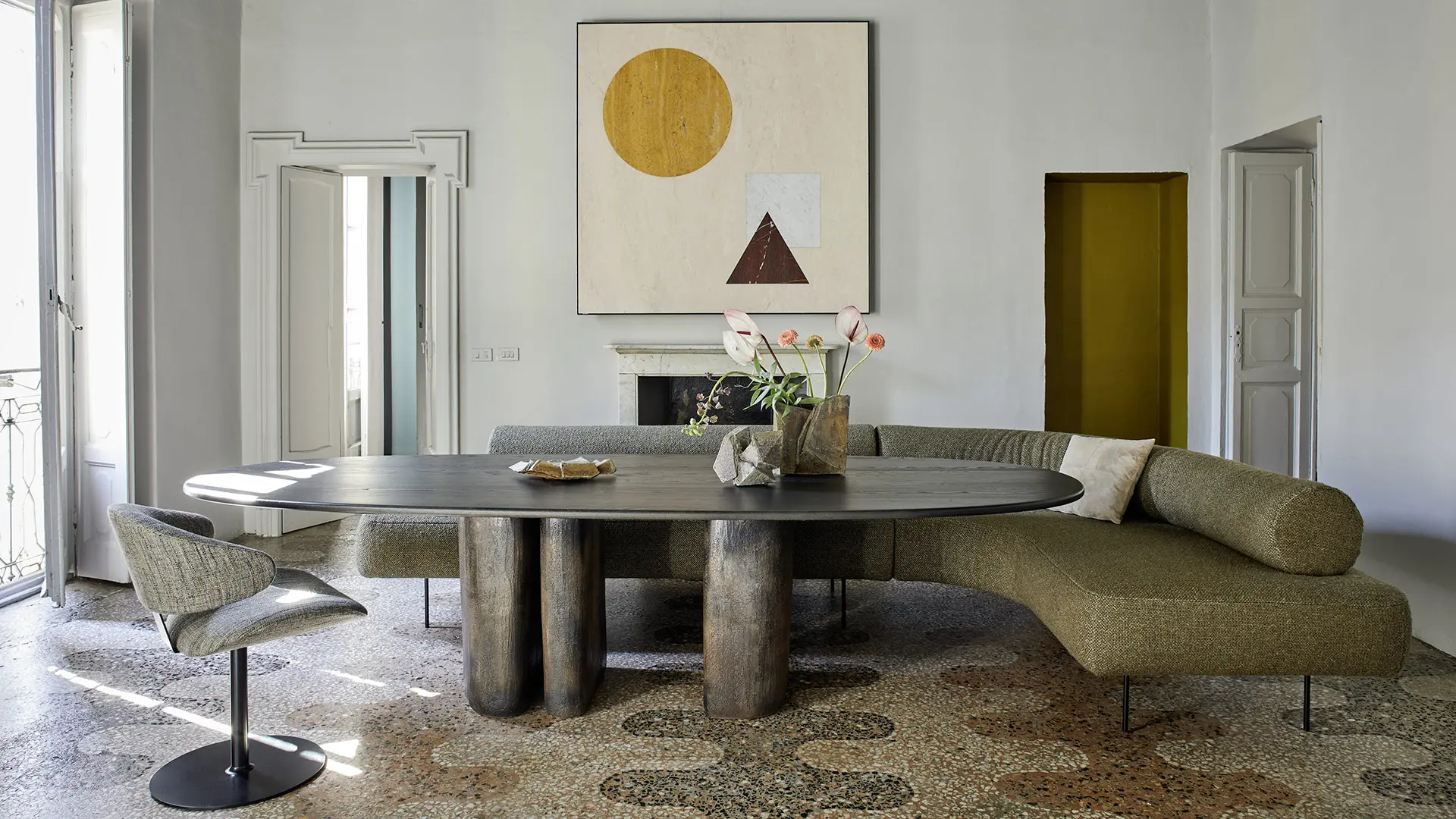 JAKU Table, LUZ Chair, ONDA Dining Sofa, more, designed by Bernhard Müller and Peter Fehrentz 2026
