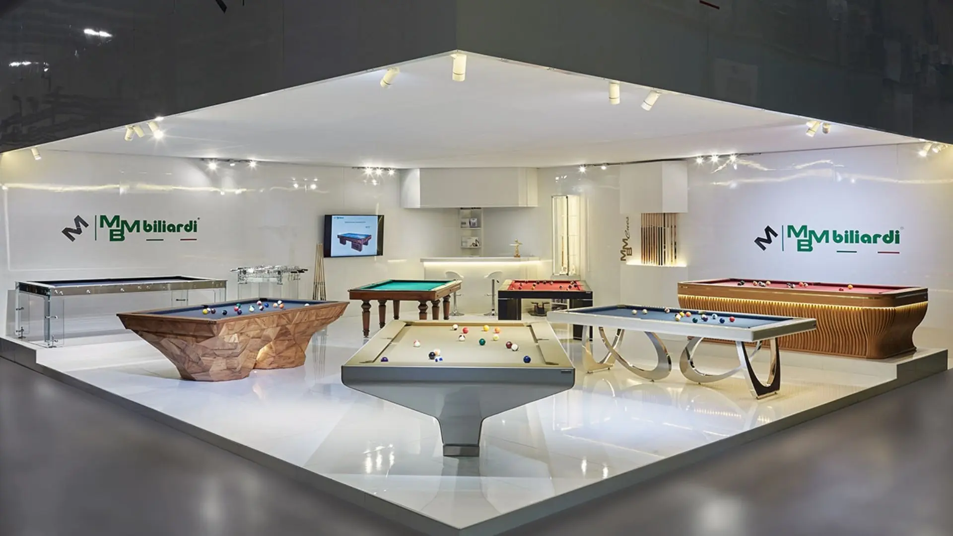 Stand MBM Biliardi Salone del Mobile Milano